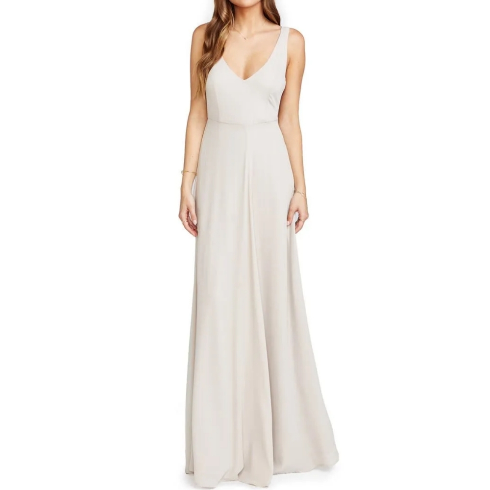 Show Me Your MuMu Jen Chiffon A-Line maxi Gown - Picture 2 of 8